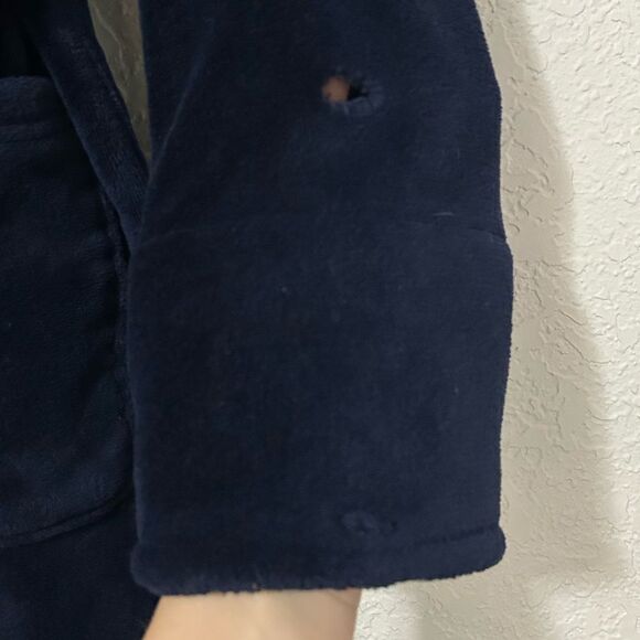 Polo Ralph Lauren plushy robe blue size medium - Picture 7 of 16